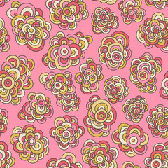 Hand drawn abstract pattern. Wave background