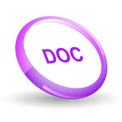 Doc. Vector icon.