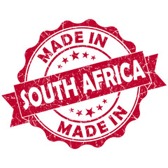 Obraz premium made in south africa stamp