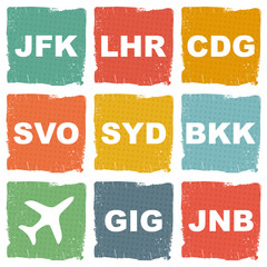 world airports icons