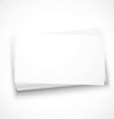 Business cards with shadow template