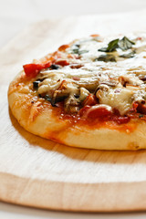 All-dessed pizza