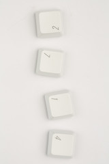 Four keys of number of keyboard