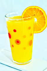 Glass of orange juice
