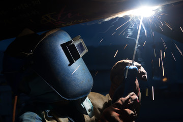 Welding work