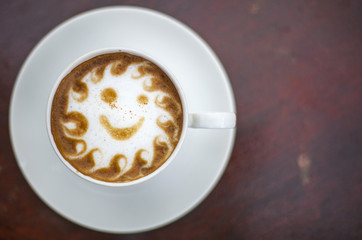 Cup of cappuccino