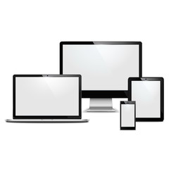Vector computer devices © dashadima