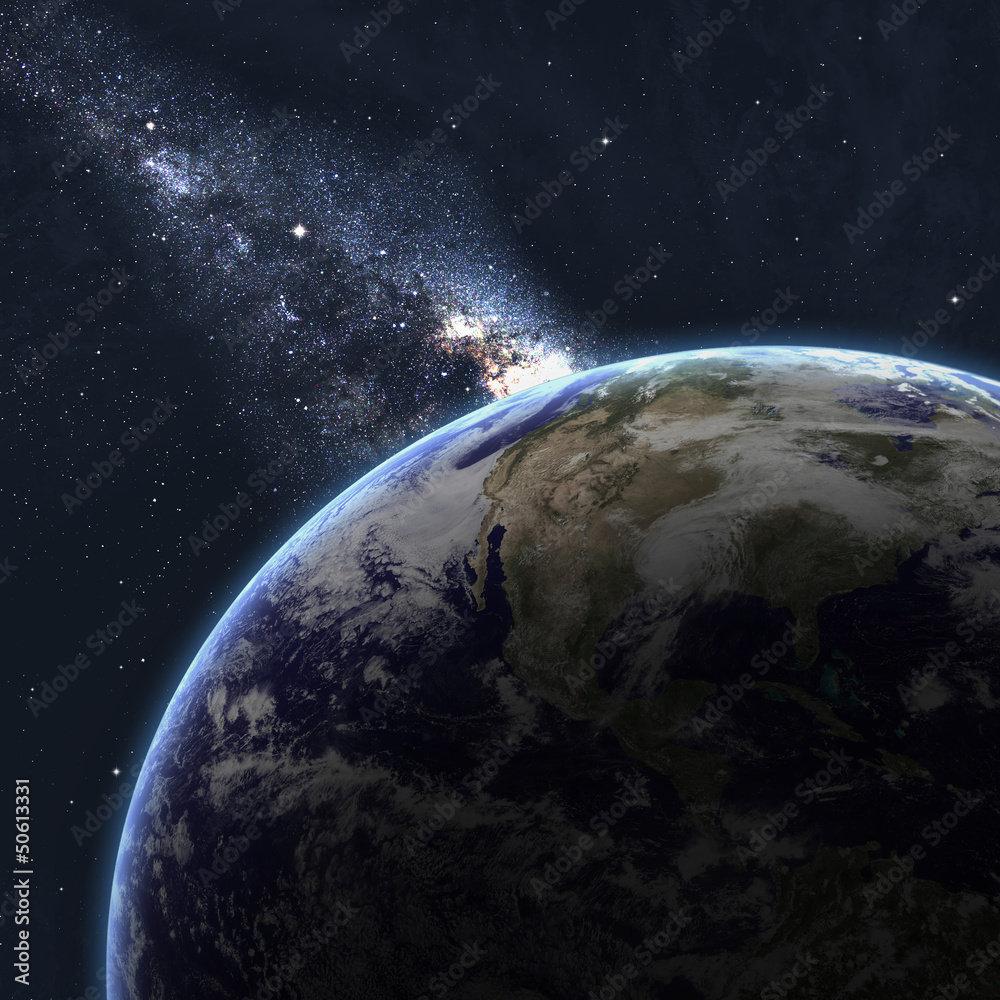 Canvas Prints earth from space. elements of this image furnished by nasa