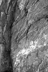 Nature Background - rock texture in black and white