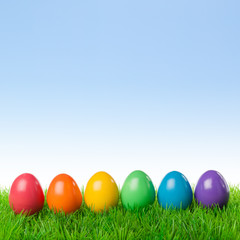 Colorful easter eggs - 50616131