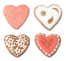 set with homemade cookies