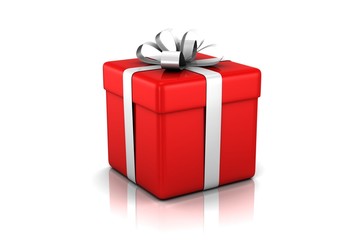 Gift Box. White background