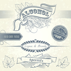 Vintage Frames for Menu