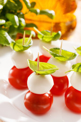 Tomato and mozzarella