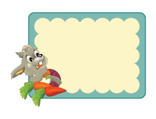 The cartoon labels - banners - illustration for the children