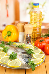 Fresh fish of dorado