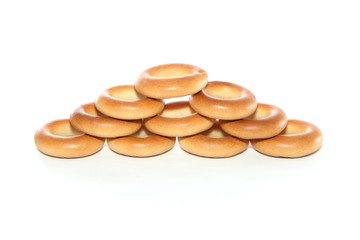 tower of bagels