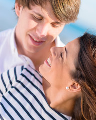 Portrait Of Happy Young Couple