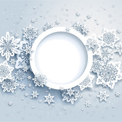 Abstract winter design