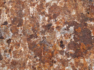 Sfondo di metallo rovinato dalla ruggine