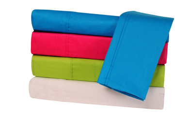 Bed spreads. Isolated