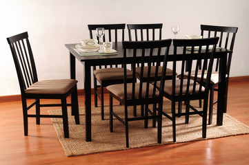 Dining table.