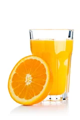 Selbstklebende Fototapete Saft Orangensaft