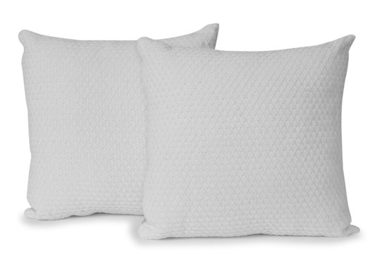 White pillos.