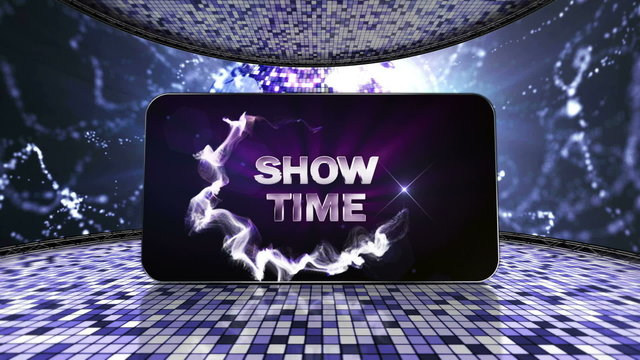 SHOW TIME Text in Disco Room - HD1080