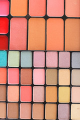 Make up colorful powder palette