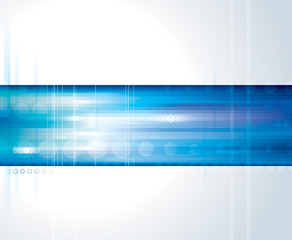 Abstract technology digital blue background.