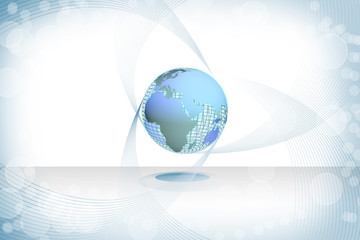 modern world with wire