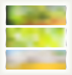 Set of Banners. Abstract Background.
