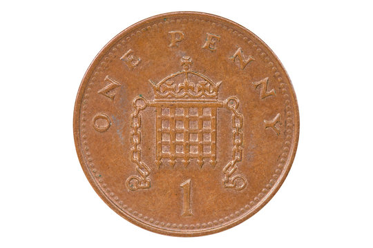 British One Penny Coin Reverse