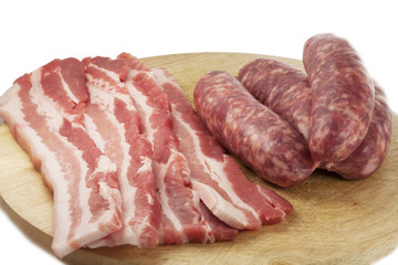 Pancetta e salsicce
