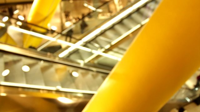 escaleras mecanicos desenfoque