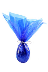 Fototapeta premium Blue easter egg