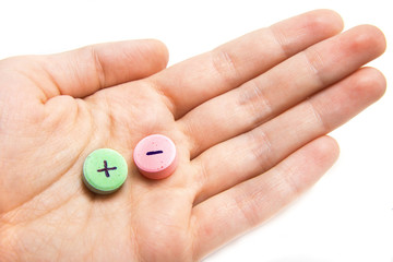 Plus or minus choice