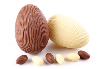 Brown and White chocolates