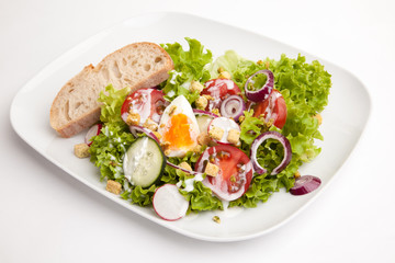 Delicious vegetarian salad