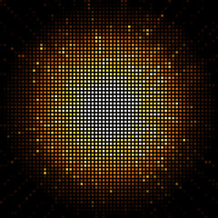 gold starburst mosaic