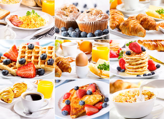 breakfast collage