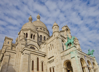 Fototapeta na wymiar Basilica of the Sacred Heart of Paris (1914)