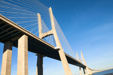 Vasco da Gama bridge, Lisbon, Portugal