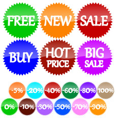 Colorful Shopping Marks