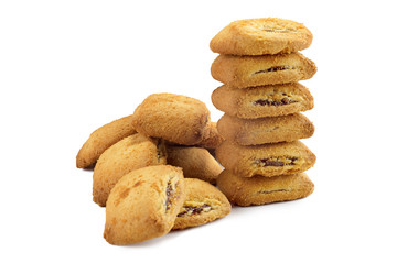 Fototapeta na wymiar Figs pastry biscuits