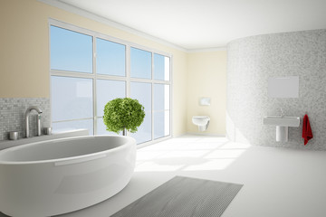 Bathroom in sunshine