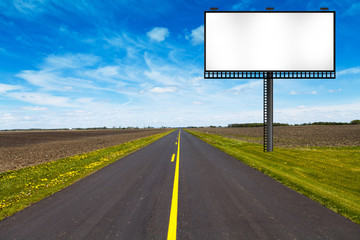 Billboard on Country Road