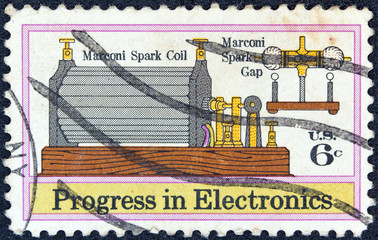Marconi's Spark Coil and Gap (1901) (USA 1973)