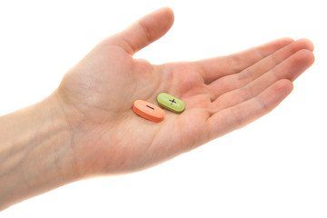 Plus or minus choice